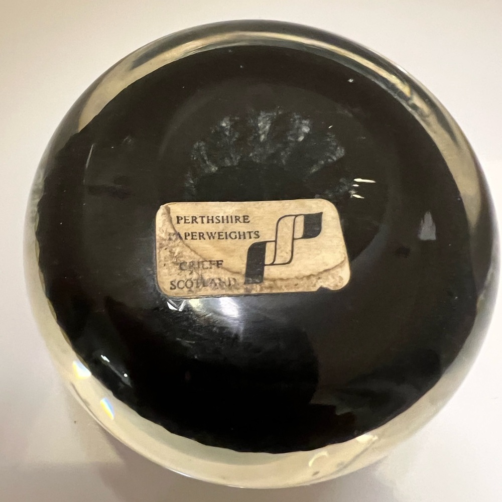 Perthshire Cireff Milefiore Scotland Colorful Glass Paperweight - Picture 5 of 8
